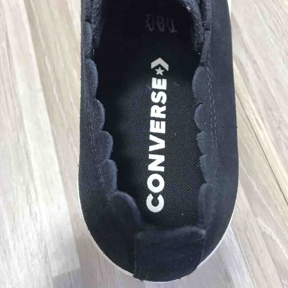 NWT Converse Lift Low Top Suede Black W AUTHENTIC - Picture 6 of 8